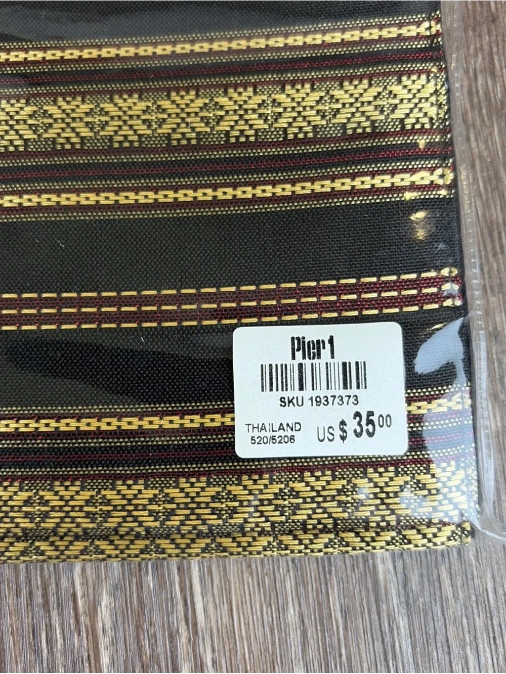 Pier 1 Imports Thai Fabric Table Runner 14